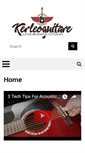Mobile Screenshot of kerleoguitare.com